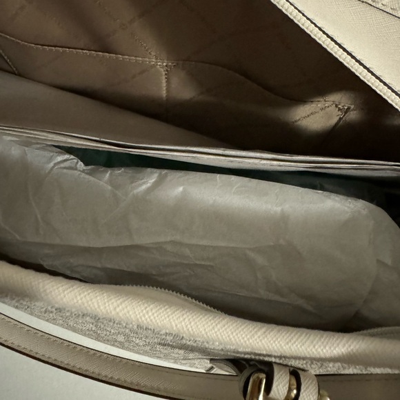 Michael Kors Jet Set Travel Large Tote Bag Light Cream Multi - Picture 5 of 5